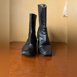 Donald J Pliner Black Leather Women's Boots